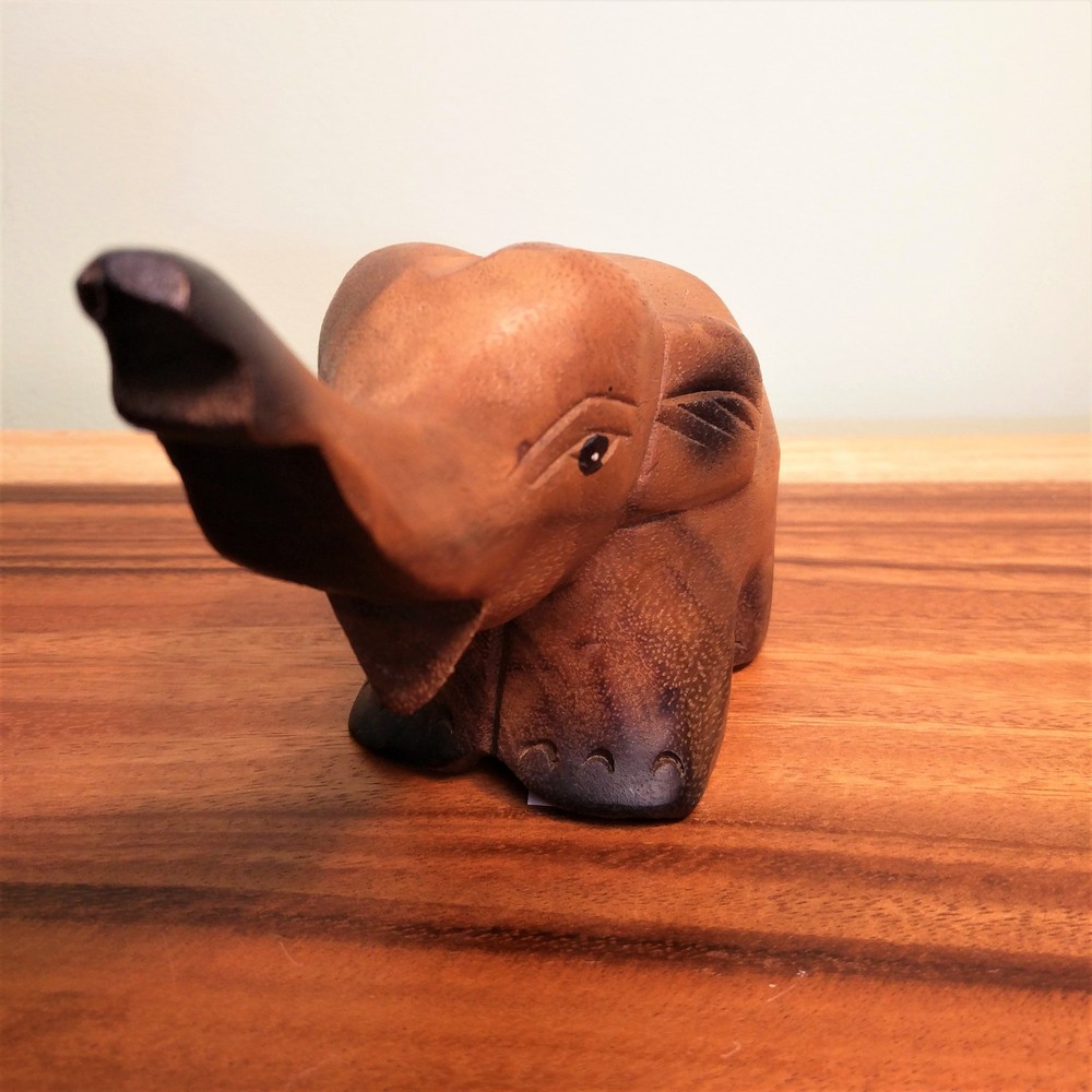 Elephant Carving - 3" - Image 3
