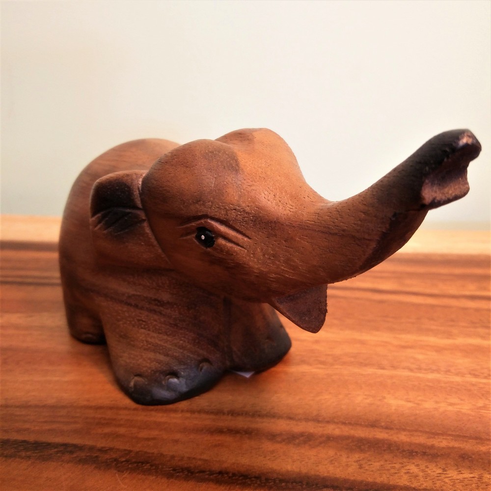 Elephant Carving - 3" - Image 2