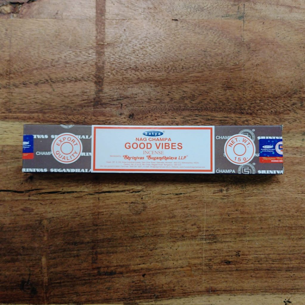 Good Vibes Incense Satya Sai Baba Fairtrade gifts from Iguazu