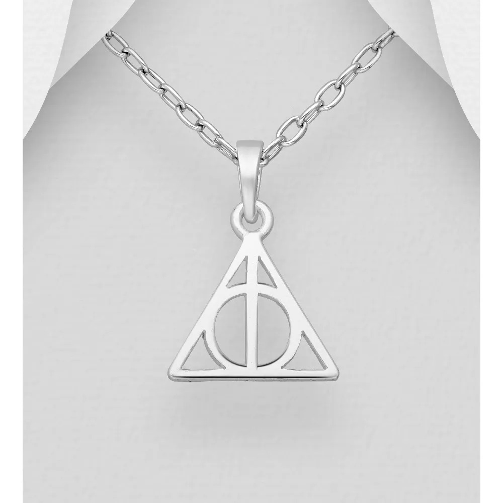 Silver Pendant - Deathly Hallows