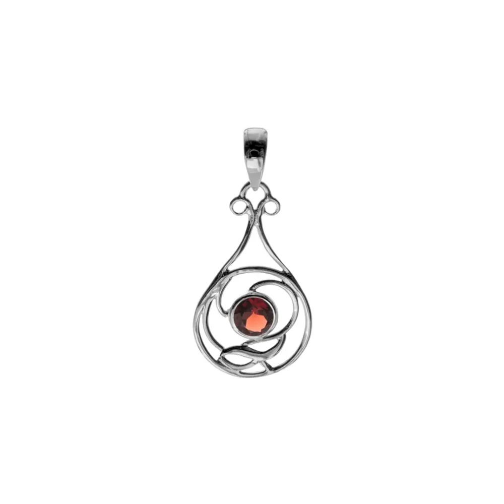 Garnet Pendant - Nouveau Style