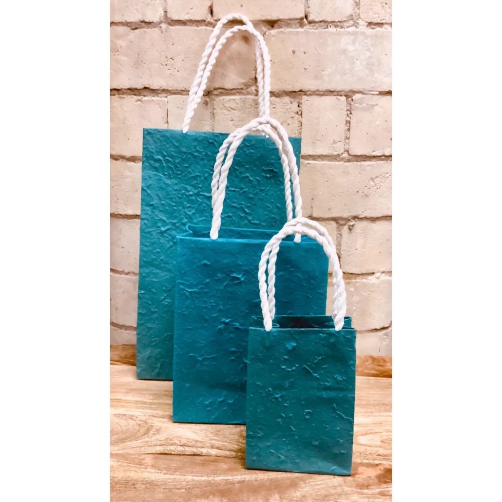 Saa Gift Bag - Dark Teal - 7.5"x 12" - Image 3