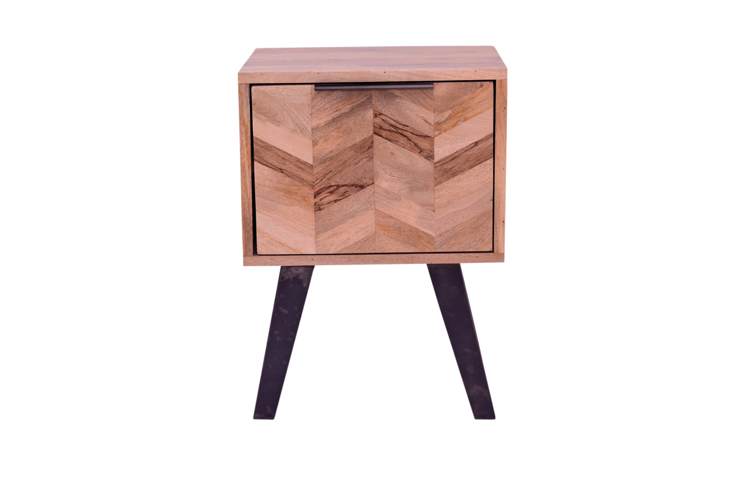 Herringbone Mango Side Table
