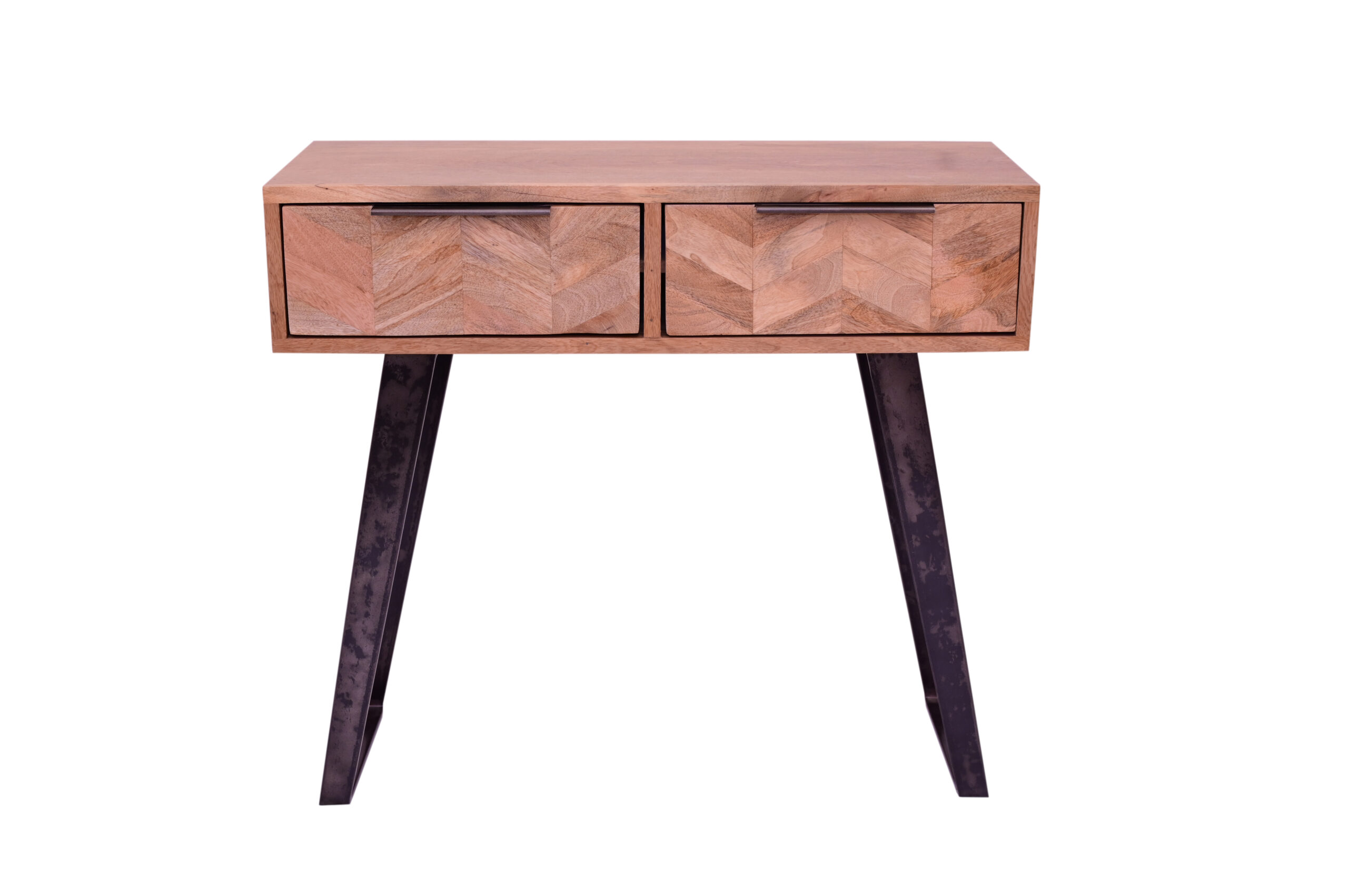 Herringbone Mango Console Table