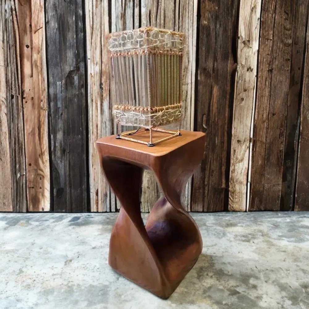 Twist Stool - Simple Design - Medium Finish - Image 7
