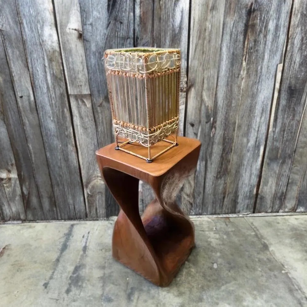 Twist Stool - Simple Design - Medium Finish - Image 5