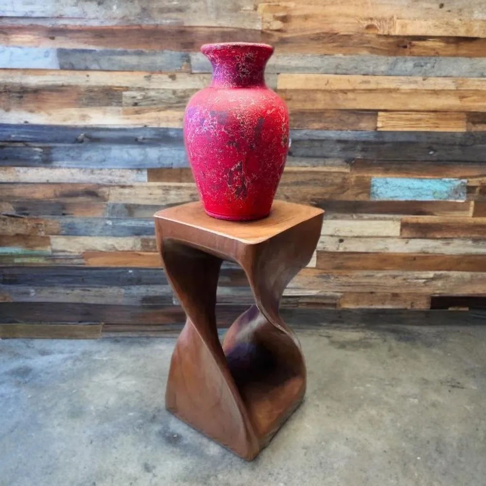Twist Stool - Simple Design - Medium Finish - Image 4
