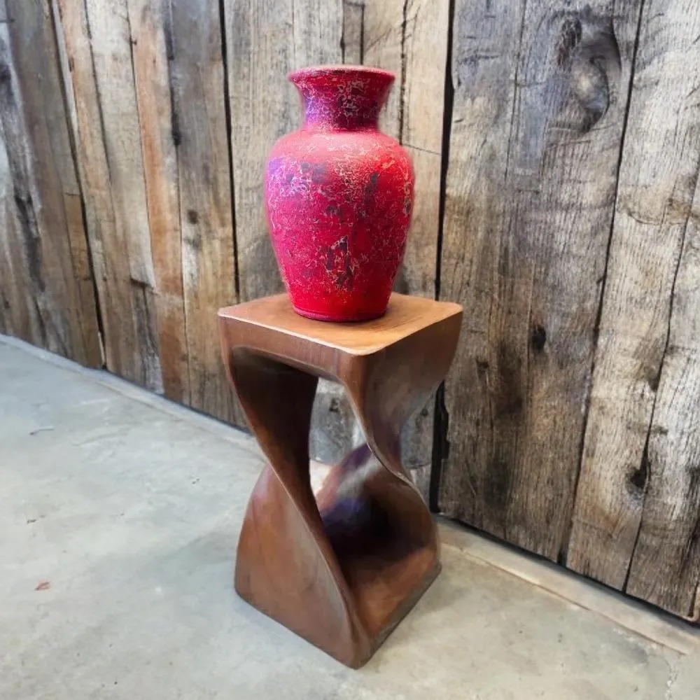 Twist Stool - Simple Design - Medium Finish - Image 3