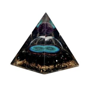 Orgone Pyramid Flower of Life 9x7cm