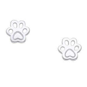 Silver Studs - Paw Claw
