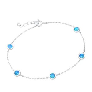 Blue Opalite Bracelet - Disc
