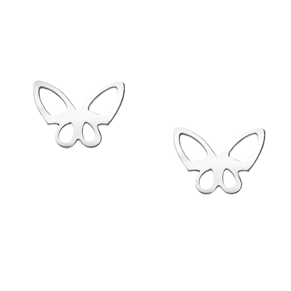 Silver Studs - Butterfly - Image 5