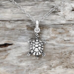 Silver Pendant -Turtle