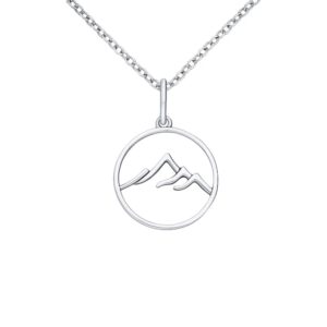 Silver Pendant - Mountain