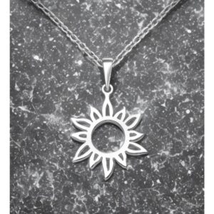 Silver Pendant- Sun