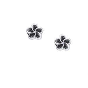 Silver Studs -Flower