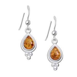 Amber Drops - Tear Shape with Balls