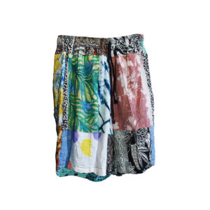 Short Pants - Patchwork - Small