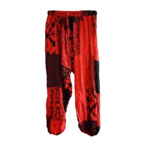 Aladdin Pants - Patchwork - XL - Red