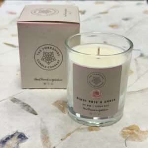 Glass Tumbler Candles - Blush Rose and Amber