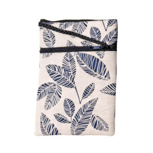 Cotton Shoulder Purse - Leaves