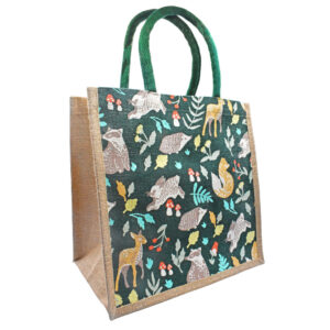 Jute Bag - Woodland Animals