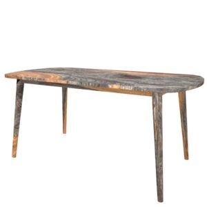 Retro Grey Washed Dining Table - 1.75m
