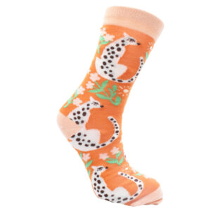 Bamboo Socks - Leopards - 3-7