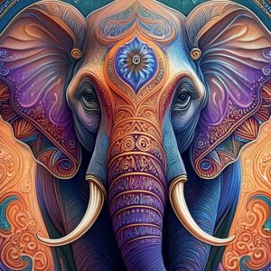 Greetings Card - Majestic Elephant