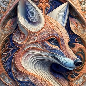 Greetings Card - Fox