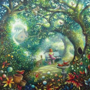 Greetings card "Green Glade"
