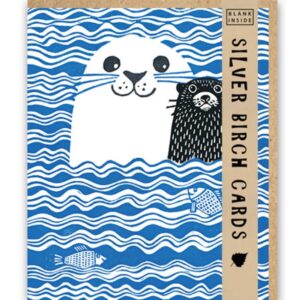 Greetings Card - Seal Otter