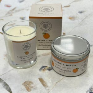Glass Tumbler Candles - Mandarin and Mimosa