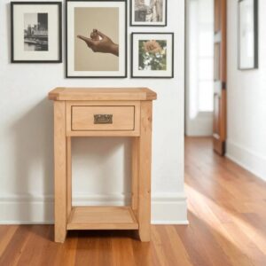 Natural Oak - Console Table - 1 Drawer