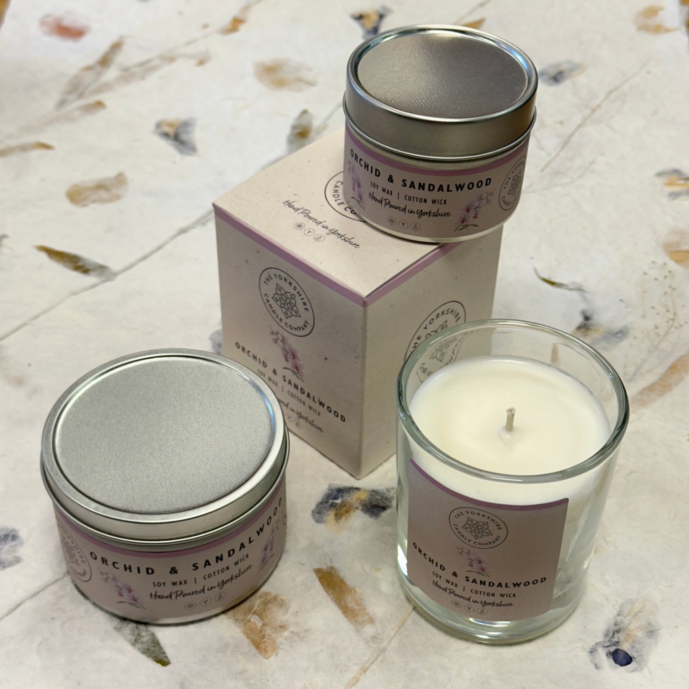Glass Tumbler Candles - Orchid and Sandalwood - Image 7