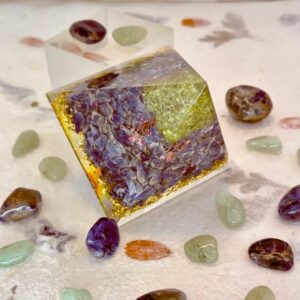 Orgone Pyramid Sodalite 9x7cm