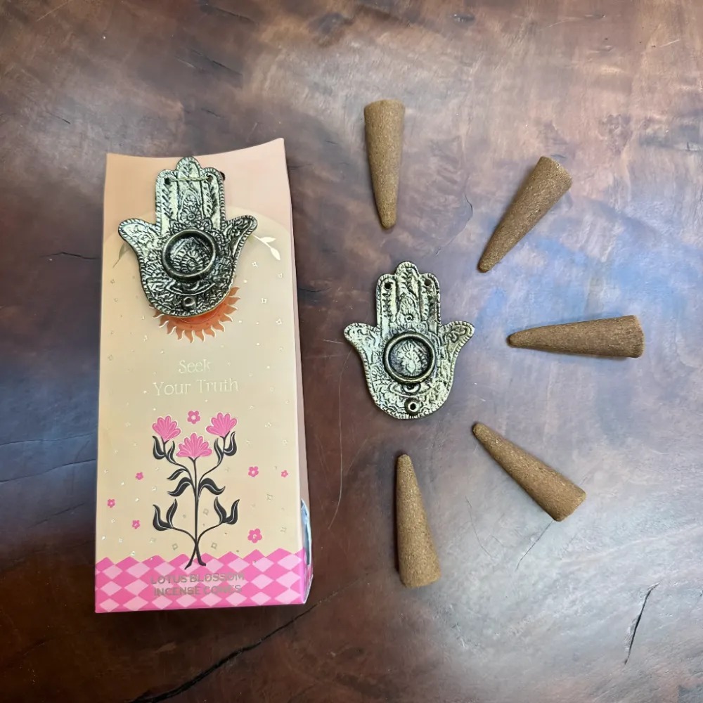 Carnatia Incense Cones w/ Burner - Seek Your Truth