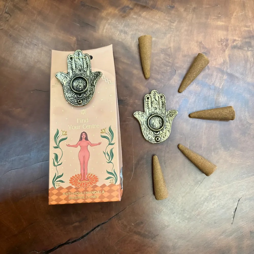 Carnatia Incense Cones w/ Burner - Find Your Centre - Image 2