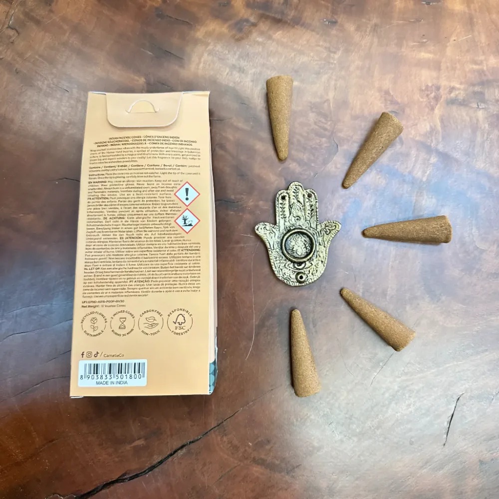 Carnatia Incense Cones w/ Burner - Believe in Miracles - Image 2