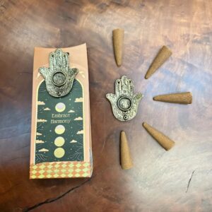 Carnatia Incense Cones w/ Burner - Embrace Harmony