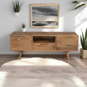 Retro Mango Large TV Unit