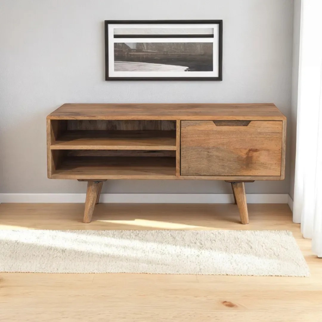 Retro Mango Coffee Table / Small TV Unit