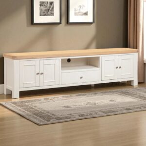 Regal Oak TV Cabinet - XL - White