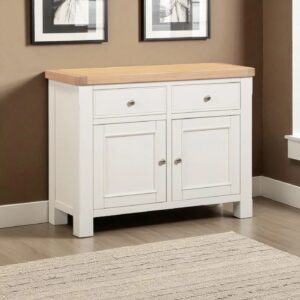 Regal Oak Console Sideboard - White